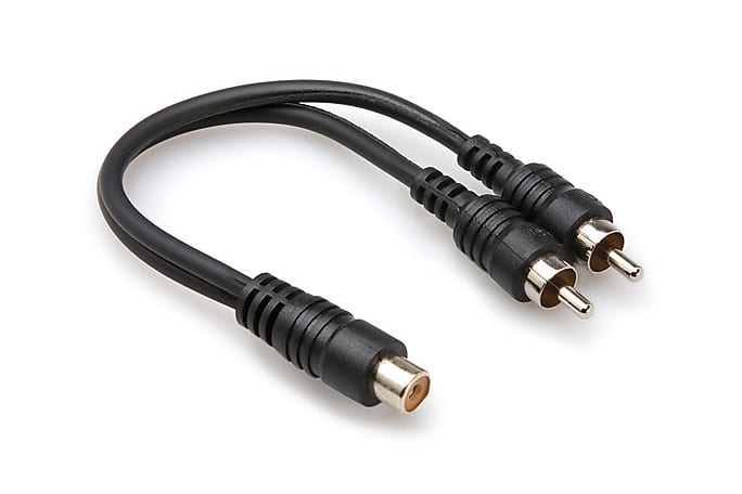 Hosa - Y Cable RCAF to Dual RCA! YRA-105 image 1