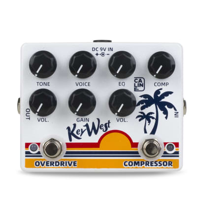 Caline DCP-05 Key West Overdrive Pedal & Compressor Pedal Free Shipment for sale