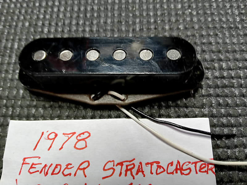 1978 Fender Stratocaster Bridge pickup with original cover Reverb