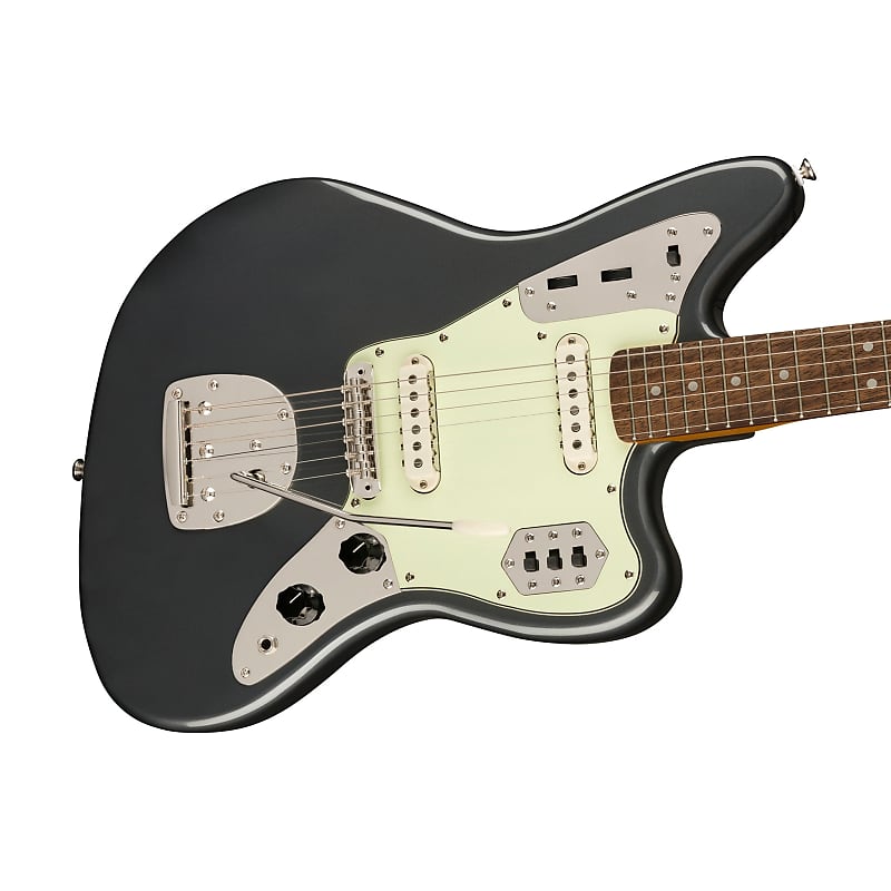 Squier FSR Classic Vibe 60s Jaguar Electric Guitar, Charcoal