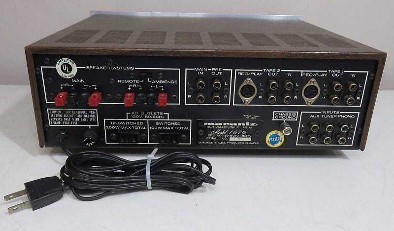 MARANTZ 1070 INTEGRATED STEREO AMPLIFIER SERVICED FULLY