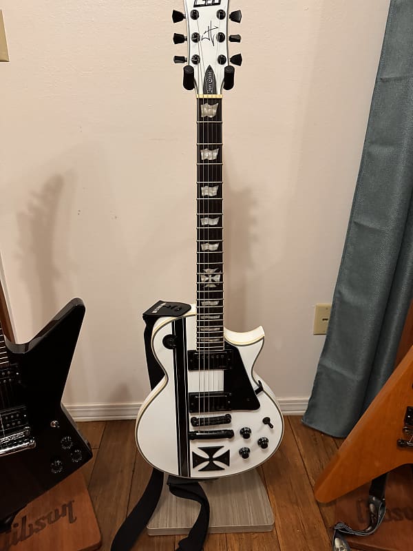 Esp Ltd Iron Cross James Hetfield Signature Present Reverb