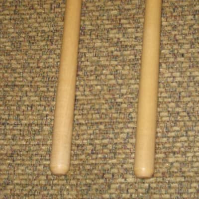 ONE pair new old stock (each felt head has a few small round impressions) Regal Tip 603SG (GOODMAN # 3) TIMPANI MALLETS,General - hard inner core covered w/ 3 layers of felt / rock hard maple handles (Produces good round tone & rhythmical articulation) image 17