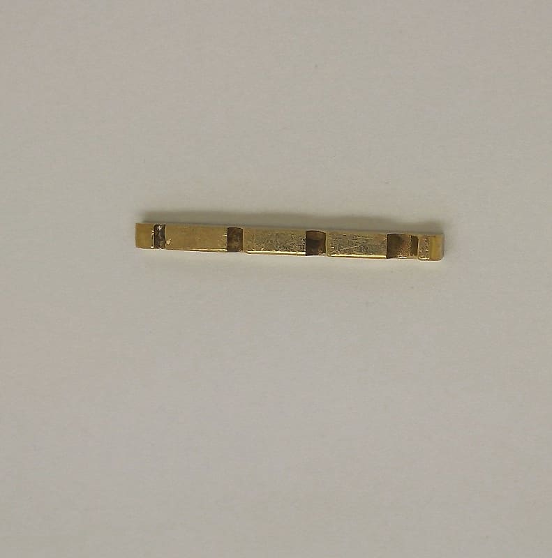 Gold 4 String Bass Brass Nut, 38x3.5mm Reverb