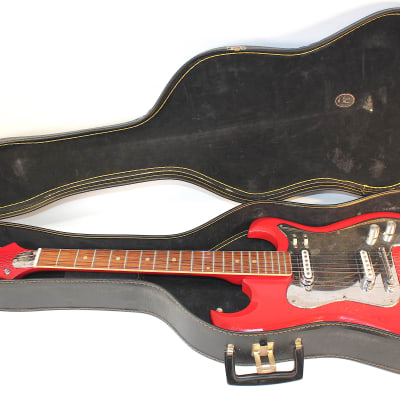 Sekova 2 P/U Electric Guitar • 1967 • Red • Excellent image 8