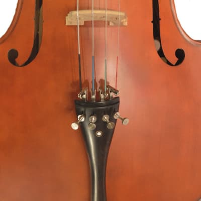 Vivace VC-200-3/4 Solid Spruce Top 3/4 Size Advanced Student Cello w/Soft Case & Bow image 4