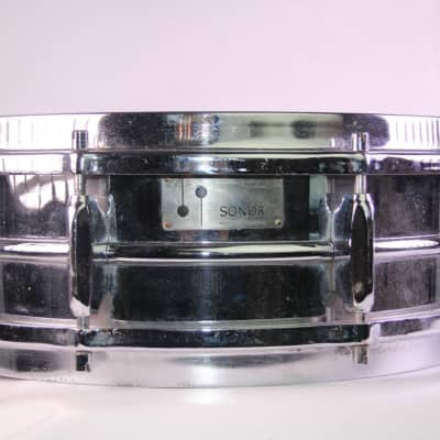 Sonor D444 Snare Drum Vintage 60s Teardrop 8Lug Heavy Ferro-Steel Mallet Germany image 3