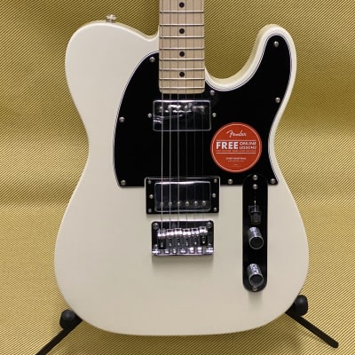 037-1222-523 Squier Contemporary Telecaster Electric Guitar HH Peal White Matching Headstock image 3