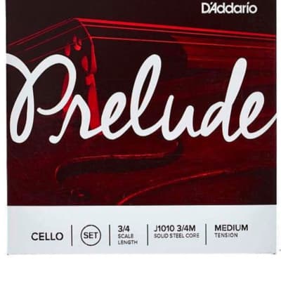 D'Addario J10103/4M - Prelude - Cello Strings - Medium Tension - 3/4 image 1