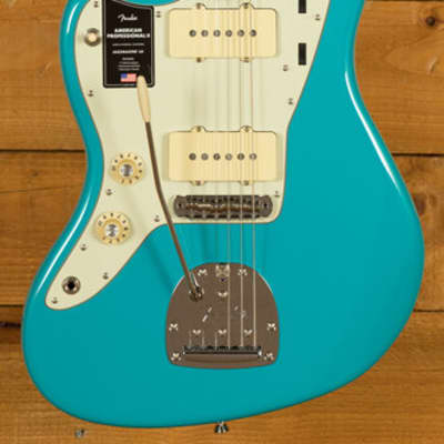 Fender American Professional II Jazzmaster | Maple - Miami Blue - Left-Handed image 3