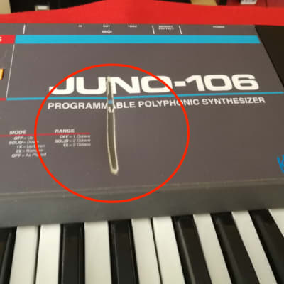 Roland Juno-106 61-Key Programmable Polyphonic Synthesizer 1984 - 1985 - Black image 4