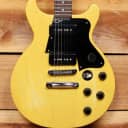 GIBSON LES PAUL Junior SPECIAL Double Cutaway Cut TV Yellow Faded Worn Relic P90 23381