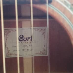 Cort  Cort L450C-Ns Acoustic Grand Concert Guitar, Mahogany image 4