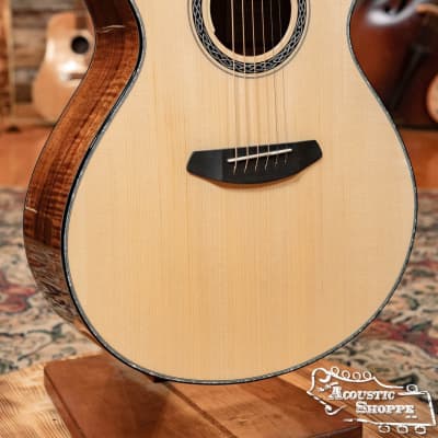Breedlove Oregon Build Legacy Concerto Adirondack/Koa Cutaway Acoustic Guitar w/ LR Baggs Pickup #7194 image 5