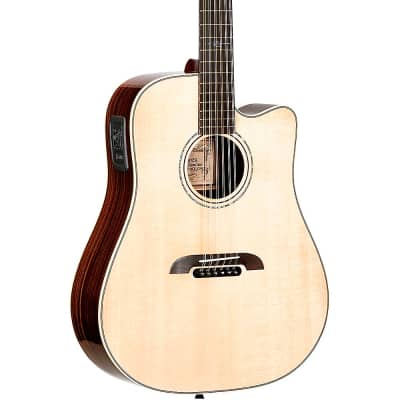 Alvarez DY70CE12 Yairi Standard 12-String Dreadnought Acoustic-Electric Guitar Natural for sale