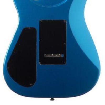 Jackson Dinky JS32 Ltd Edition Arched Top Electric Guitar - Metallic Blue image 2