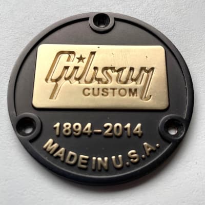 RARE 120th Anniversary 2014 Gibson Custom Shop Les Paul Metal Switch Cover Plate 