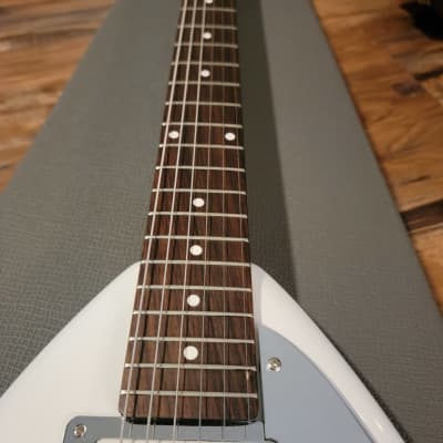 Phantom Guitar Works Teardrop Brian Jones Electric Guitar White W/OHSC MINT! image 10