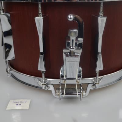 Sonor Phonic Plus D518x MR snare drum 14" x 8", Red Mahogany from 1989 image 15