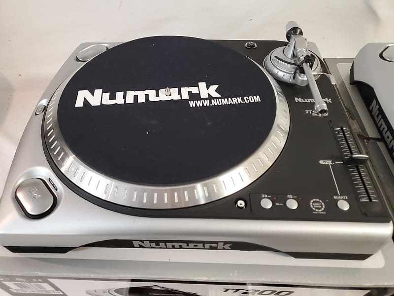 NUMARK TT-200 Hi Torque Direct Drive Turntables With Manuals - Excellent  Condition - SOLD As A PAIR