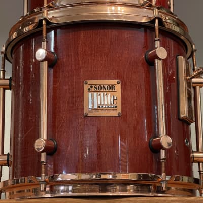 Sonor Hilite Exclusive Red Maple Bop Kit 10/12/14/18 image 14