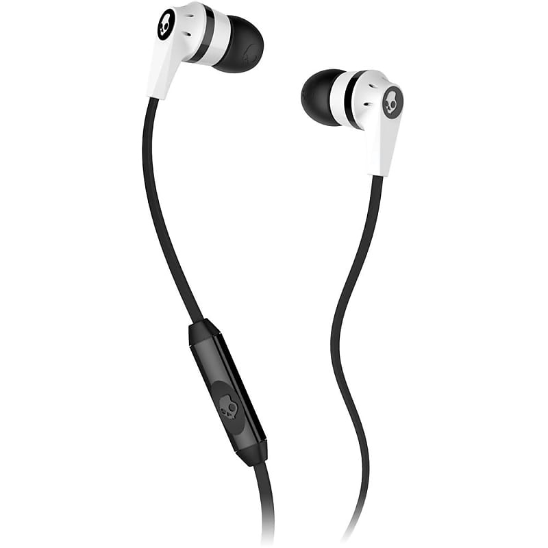 Skullcandy  INK'D 2 Earbud Headphones (White and Black) image 1