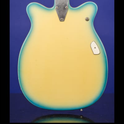 Micro-Frets Rendezvous Bass (Style 1) 1967 Martian Blueburst image 4
