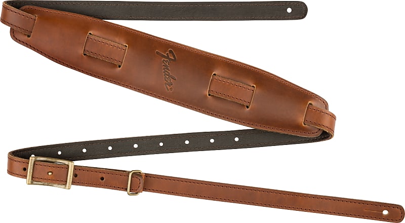 Fender Right Height Leather Guitar Strap - Cognac Reviews