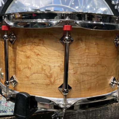 Frankie Banali's, Quiet Riot, Craviotto 14x6.5" Single Ply, Tube Lug Snare Drum, with Case, Signed! IMMACULATE 2006 - Gloss Lacquer image 13