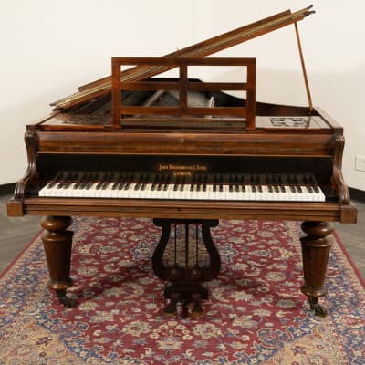John Broadwood & Sons London Grand Piano | Satin Rosewood | SN: 21027 image 2