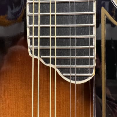 Ortega  RMFE90TS -F Style Mandolin Sunburst With Deluxe Gig Bag FREE WRANGLER DENIM STRAP image 10