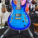 PRS SE Hollowbody II Electric Guitar - Faded Blue Burst *FREE PLEK WITH PURCHASE* 910