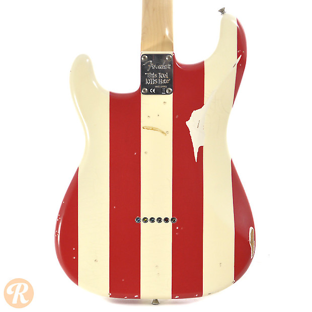 Fender Wayne Kramer Signature Stratocaster Red, White, and Blue 2011 image 4