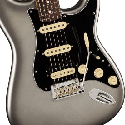 Fender American Professional II Stratocaster HSS - Mercury with Rosewood Fingerboard image 3