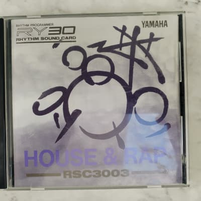 Yamaha RSC3003 House & Rap Card For RY30 & RM50 Drums / TG / SY Synths