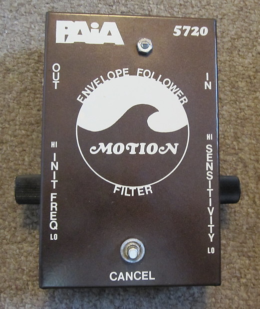 Vintage PAiA Motion Envelope Follower 5720 Filter Auto Wah Effect Pedal RARE image 1