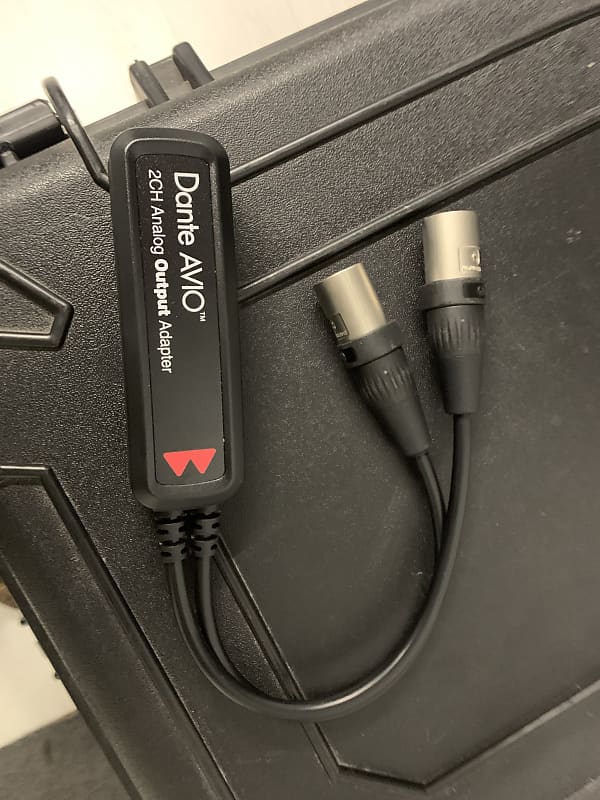Dante avio analog output adapter 0x2 reverb