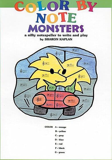 Color by Note Monsters: A Nifty Notespeller to Write and Play | Reverb