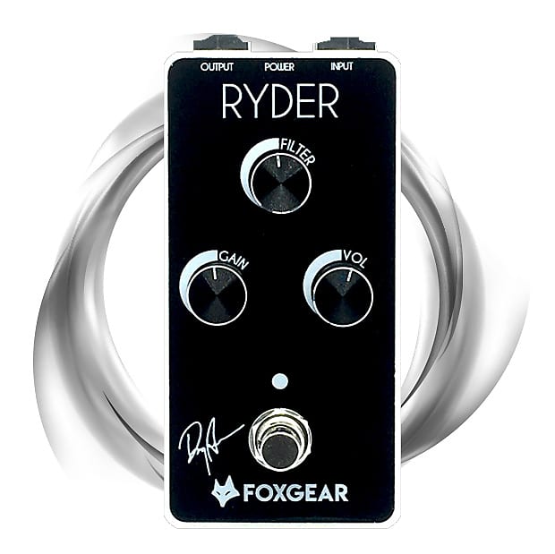 Foxgear Ryder   Pedale Distorsore Per Chitarra   Doug Aldrich Germanium Rat Distorsori image 1