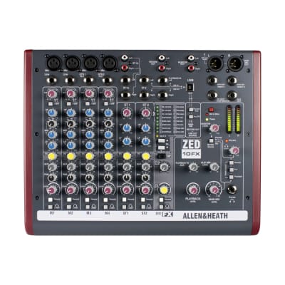 Allen & Heath ZED-10FX 10-Channel Mixer w/ Effects