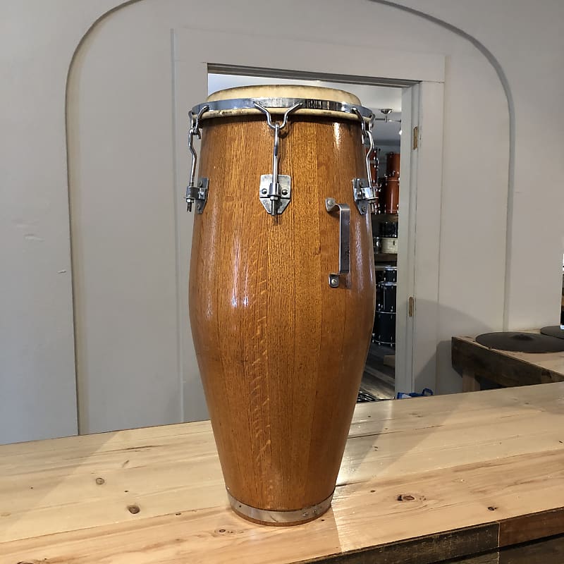 コンガ　ビンテージ　VALJE DRUMS？ Vintage 1960s Original Valje Conga and Quinto Hand Drum pair