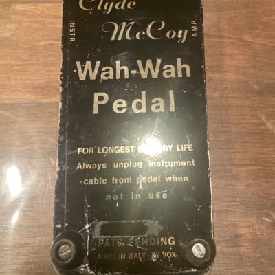 Vox Clyde McCoy Script Wah-Wah Pedal 1967 Metal image 3