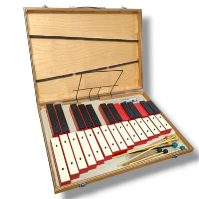 SUZUKI Sound Block Sb-26 Xylophone / Bells / Glockenspiel - Vintage 1980s Japan image 3