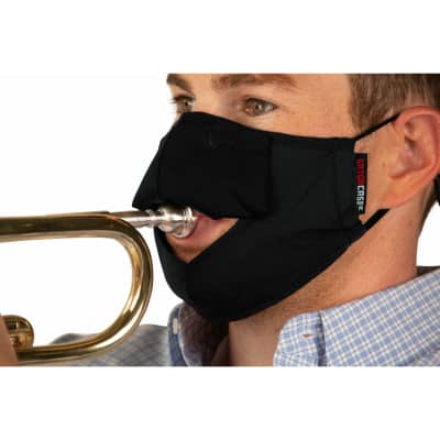 Gator Cases Large-Size Wind Instrument Double-Layer Face Mask - GBOM-LARGEBK image 6