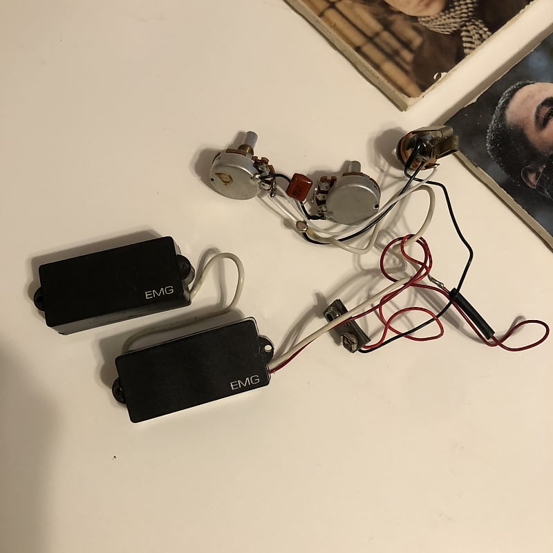EMG Active Precision Bass Pickups And Wiring Harness P Bass Reverb