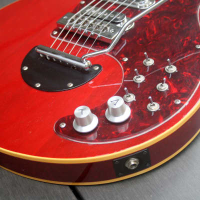 Greco BM900 Brian May Red Special Model Made by Fujigen 1982 Antique Cherry+Hard Case and more image 5