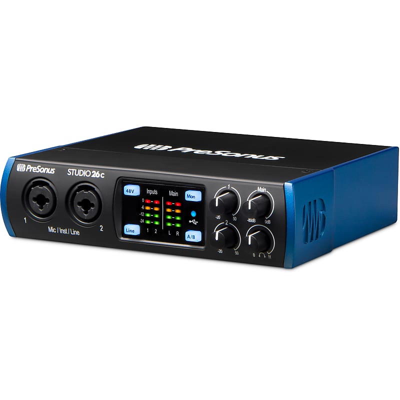PreSonus Studio 26c Audio Interface (USB-C - 2 x 4 - 192 kHz) image 1