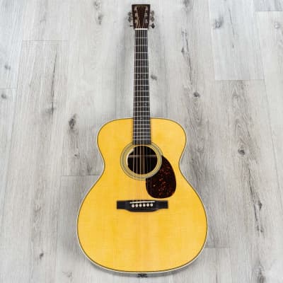 Martin OM-28E Acoustic Electric Guitar, Rosewood Back & Sides, Sitka Spruce Top image 5