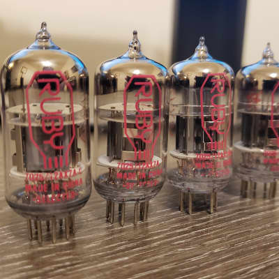 Set of 4 NOS Ruby 12AX7 Preamp Tubes (Made in Beijing) | Reverb