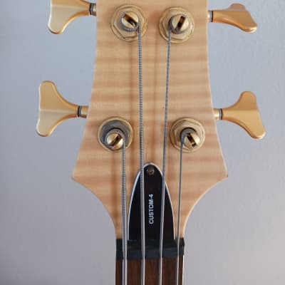 Schecter Diamond Series Stiletto Custom-4 Prototype 4-String Bass 2010s - Natural Satin image 3